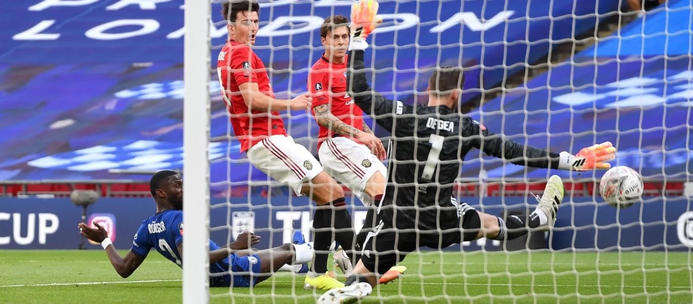 Μάντσεστερ Γιουνάιτεντ - Τσέλσι 1-3: Στον τελικό με χορηγία του Ντε Χέα οι «μπλε»